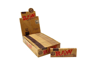 Raw Papers - 1 1/4 Papers (50/Pack 24/Case)