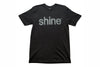 Shine Black Logo T shirt